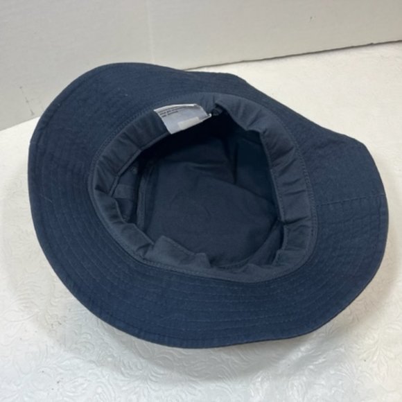 JUMP Bucket Sun Hat Cotton Navy Blue One Size - Picture 5 of 7